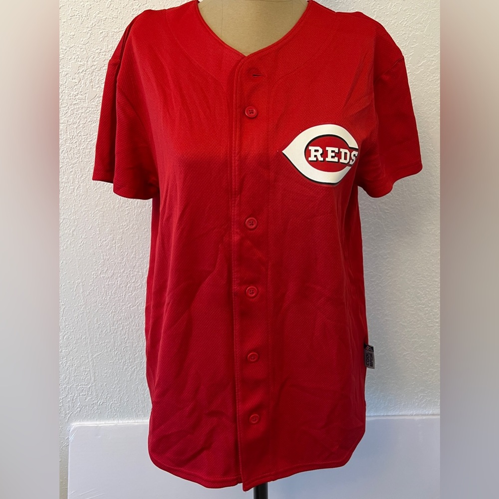 MLB - Cincinnati Reds - Majestic Jersey - Henderson #6 - Women’s L